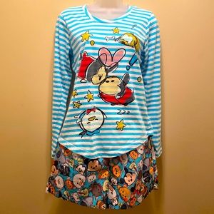 Adorable Disney Tsum Tsum PJ short set